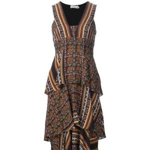 A.L.C. ruffled midi dress New